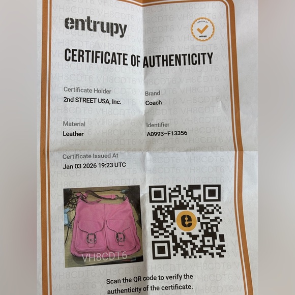 Coach Nearly Vintage Bleeker Elisa Bag (2009), Pink - Picture 12 of 15